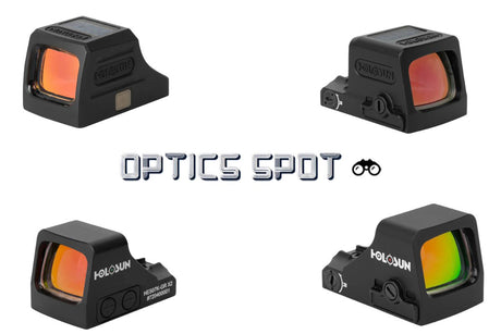 Optics compatible with Holosun K-series footprint