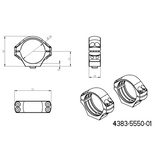 34mm scope rings | one-piece picatinny base with levers