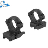 34mm scope rings | two-piece picatinny base with QD levers