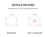 Vector Optics Nautilus 1x30 Scope Double Reticle red dot