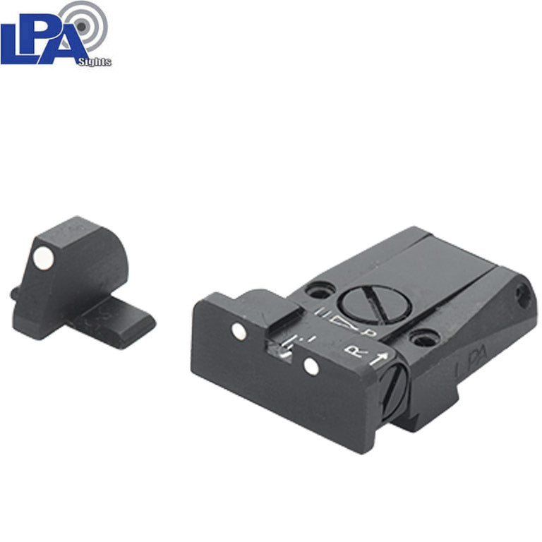 Springfield XD-XDM-XDS, HS Produkt HS-9, SF19 & S-Line adjustable sight set with white dots