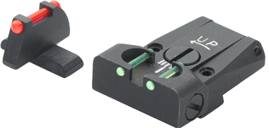 Sig Sauer P220, P225, P226, P228 adjustable sight set with fiber optics