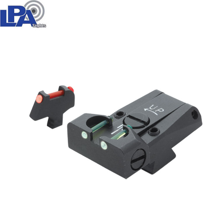 Colt Series 80 adjustable sight set with fiber optics