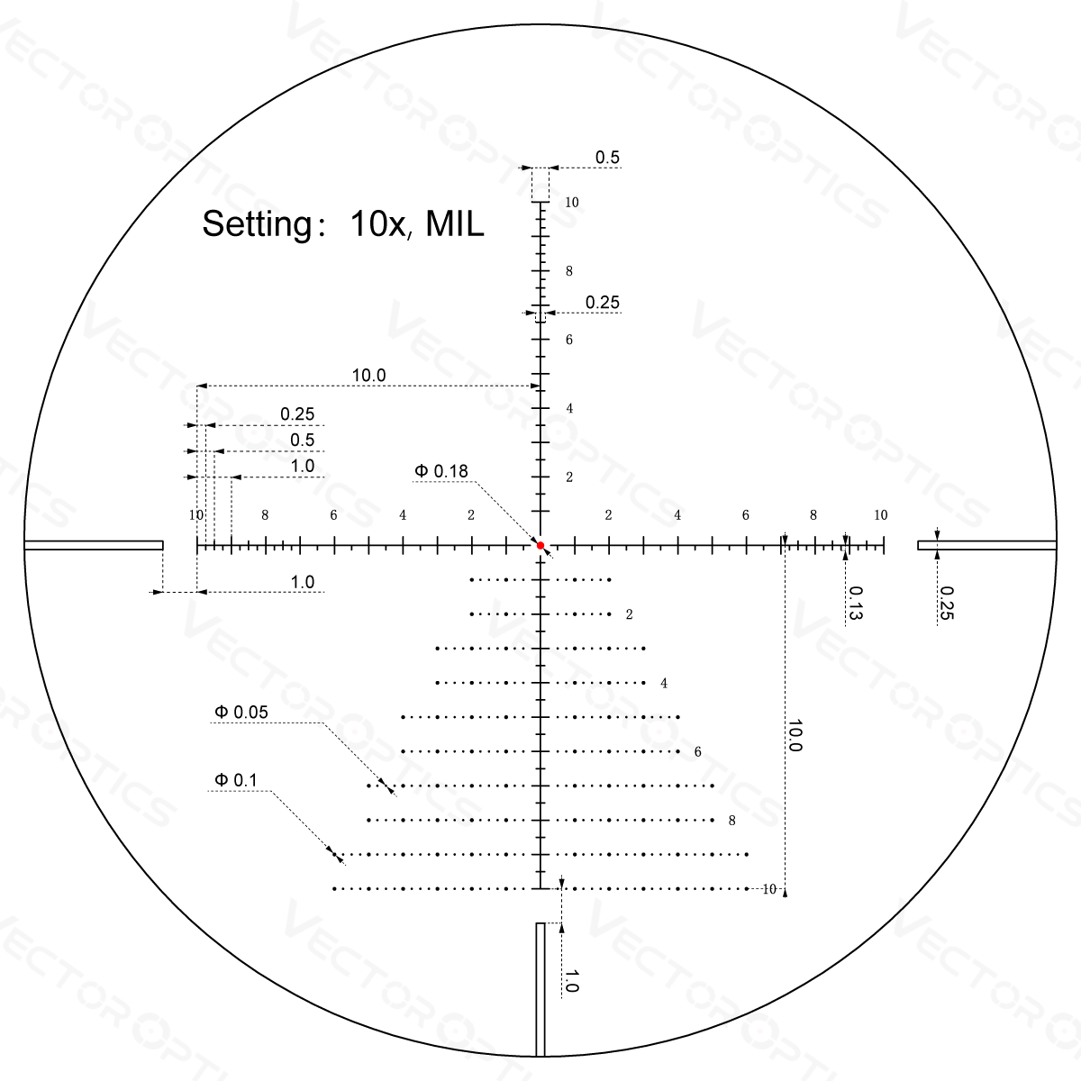 Vector Optics Veyron 4-16x44IR SFP compact rifle scope